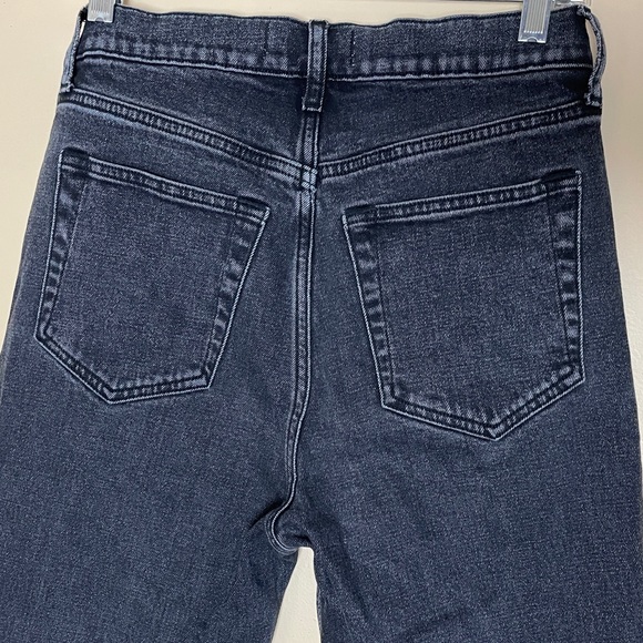 Abercrombie & Fitch 90s Slim Straight High Rise Jeans 26 / 2L Cross Over Waist - Picture 6 of 12